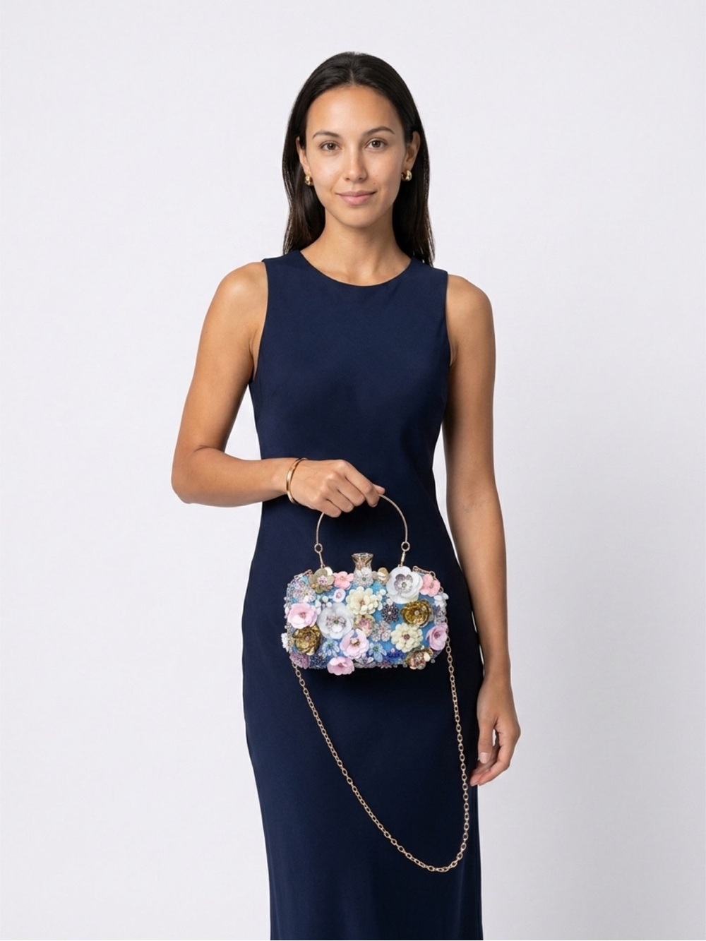 Floral🌸Embellished Handbag